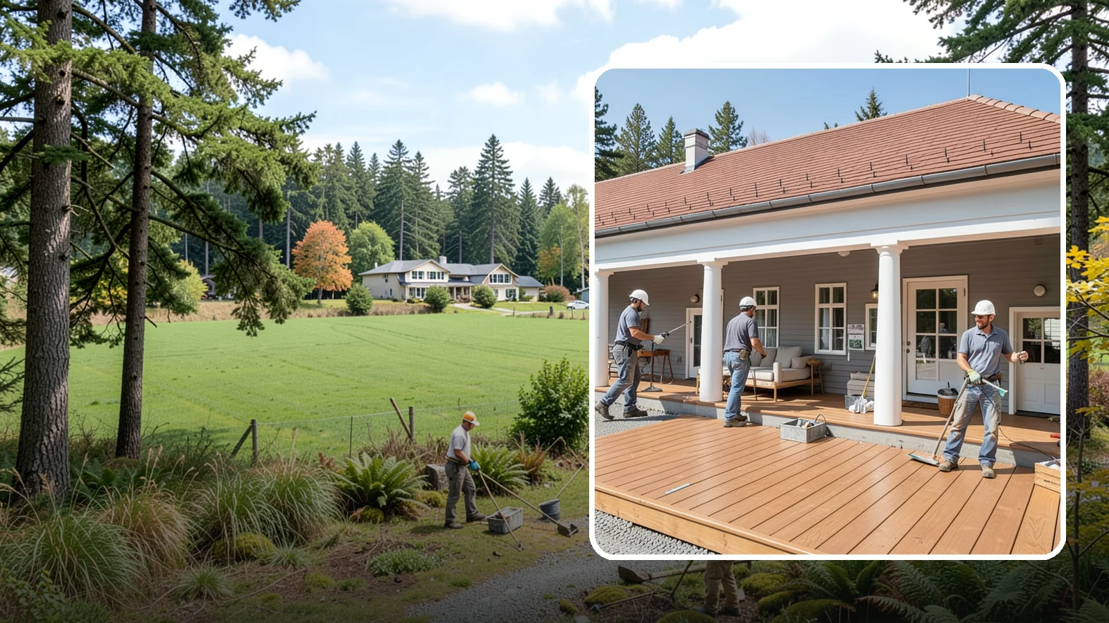 Porch Remodel in Lyman, Skagit County, WA - Porch remodel services that modernize tired structures into fresh, functional entryways.