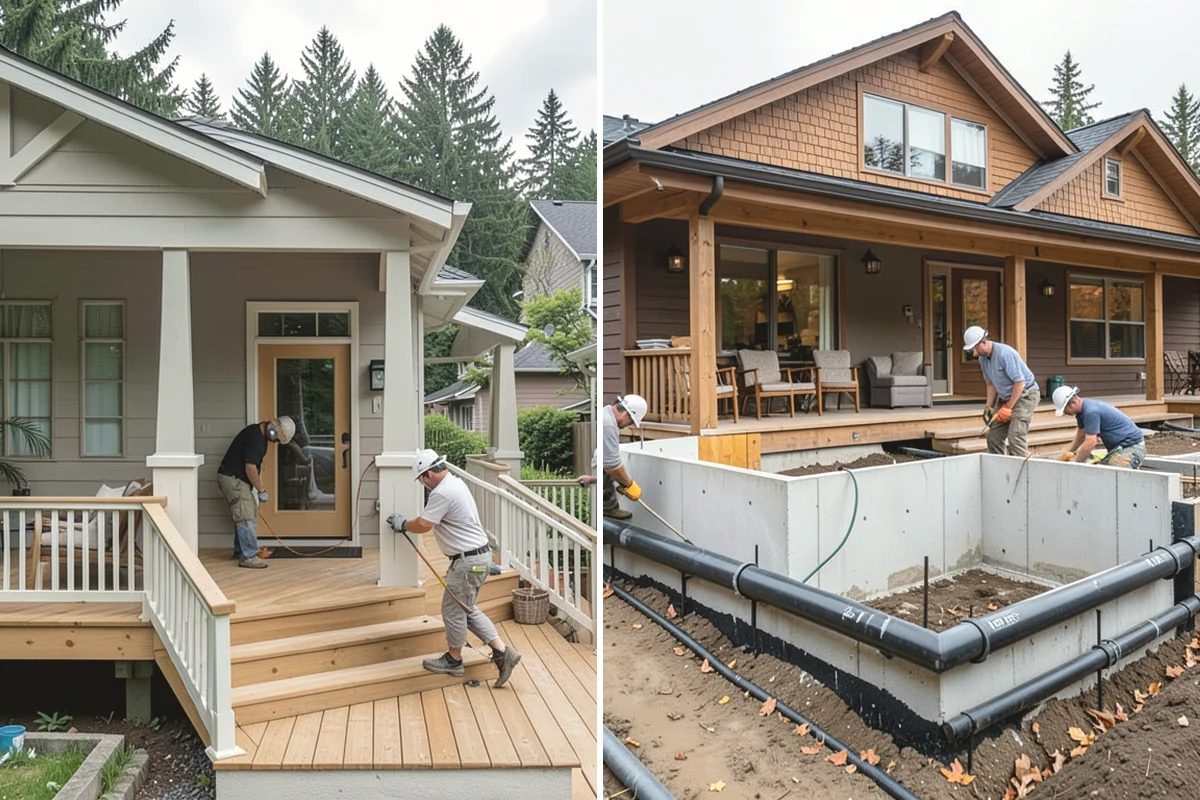 Porch Remodel in Monroe, Snohomish County, WA - Assess the existing porch and your goals