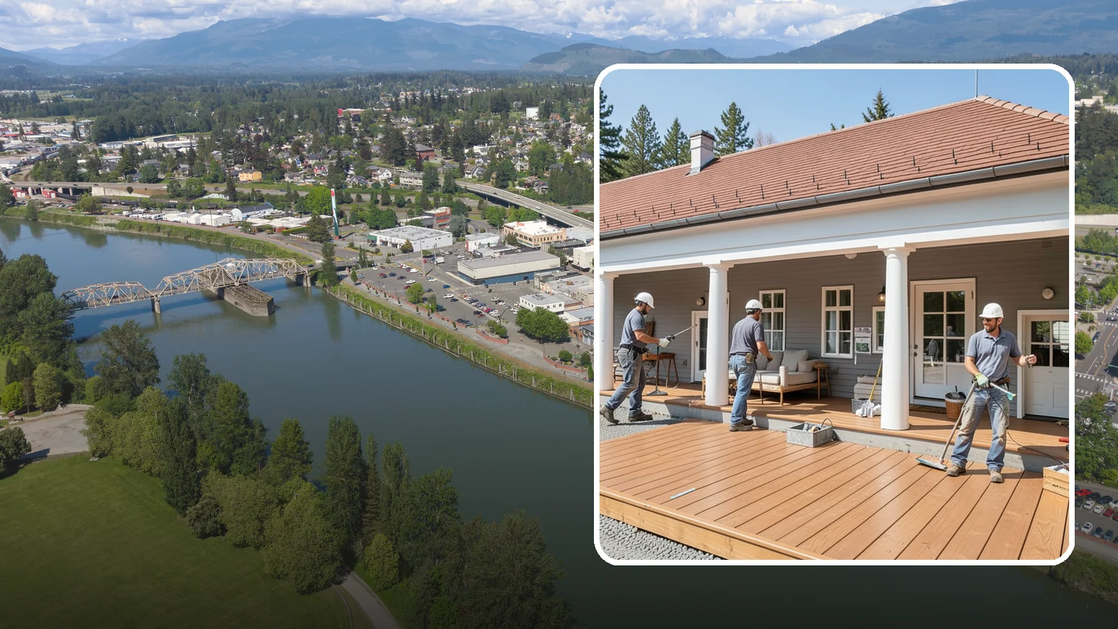 Porch Remodel in Mount Vernon, Skagit County, WA - Porch remodel services that modernize tired structures into fresh, functional entryways.