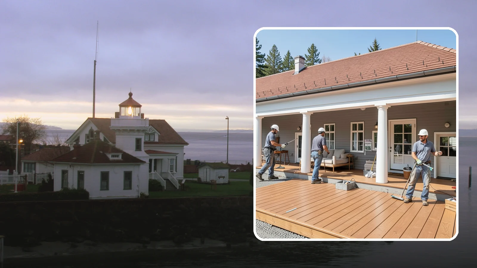 Porch Remodel in Mukilteo, Snohomish County, WA - Porch remodel services that modernize tired structures into fresh, functional entryways.