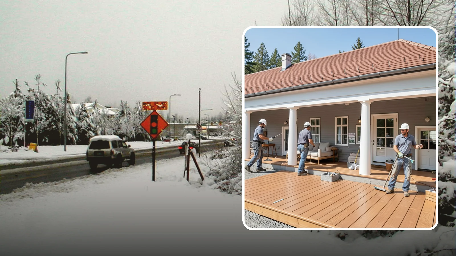 Porch Remodel in Newcastle, King County, WA - Porch remodel services that modernize tired structures into fresh, functional entryways.