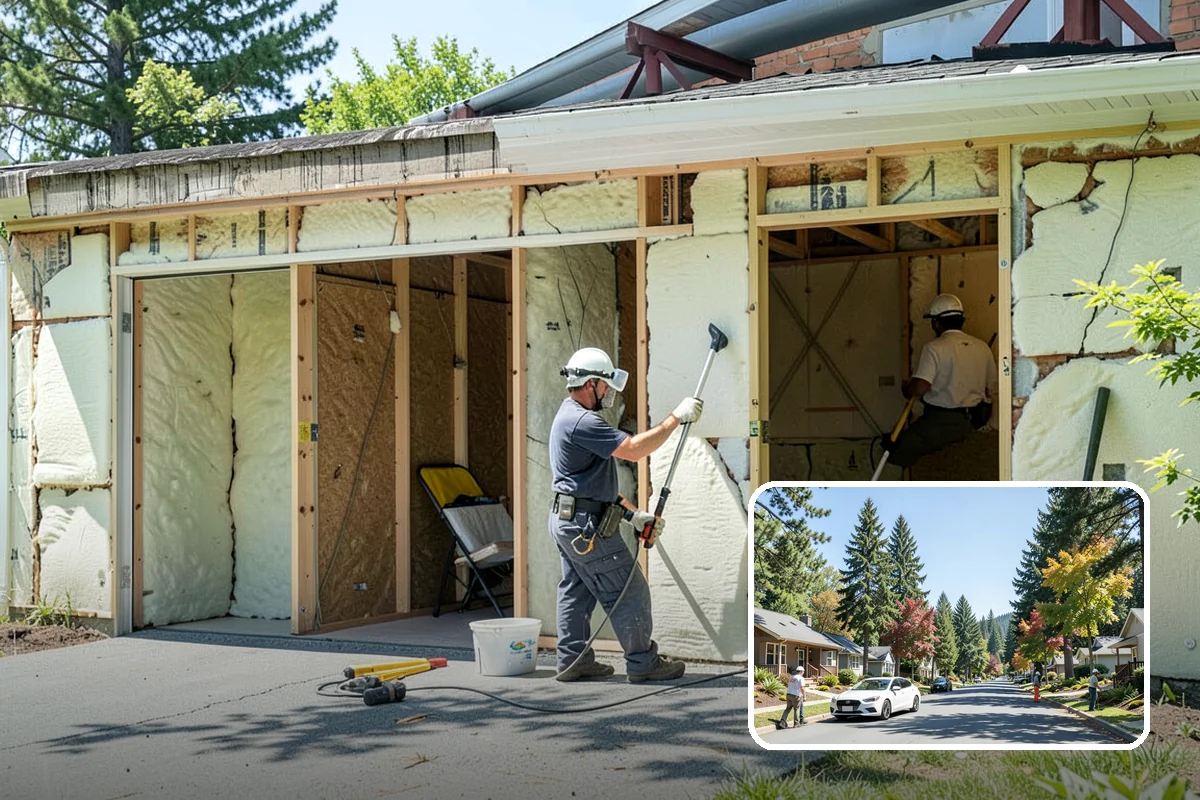 Porch Remodel in Orting, Pierce County, WA - Refreshes dated finishes and styling