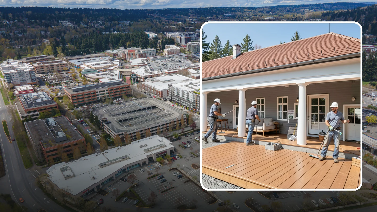 Porch Remodel in Redmond, King County, WA - Porch remodel services that modernize tired structures into fresh, functional entryways.