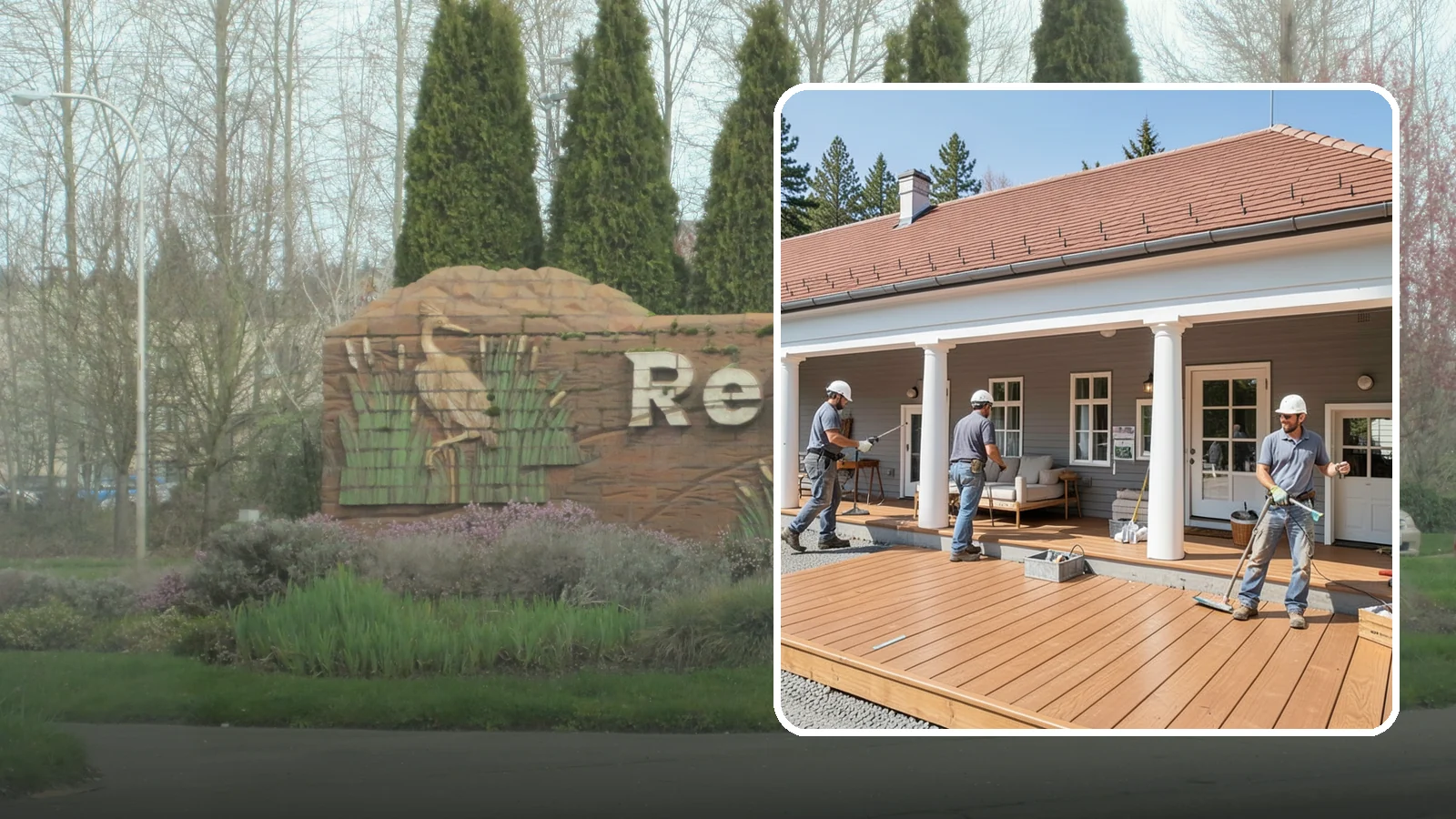 Porch Remodel in Renton, King County, WA - Porch remodel services that modernize tired structures into fresh, functional entryways.