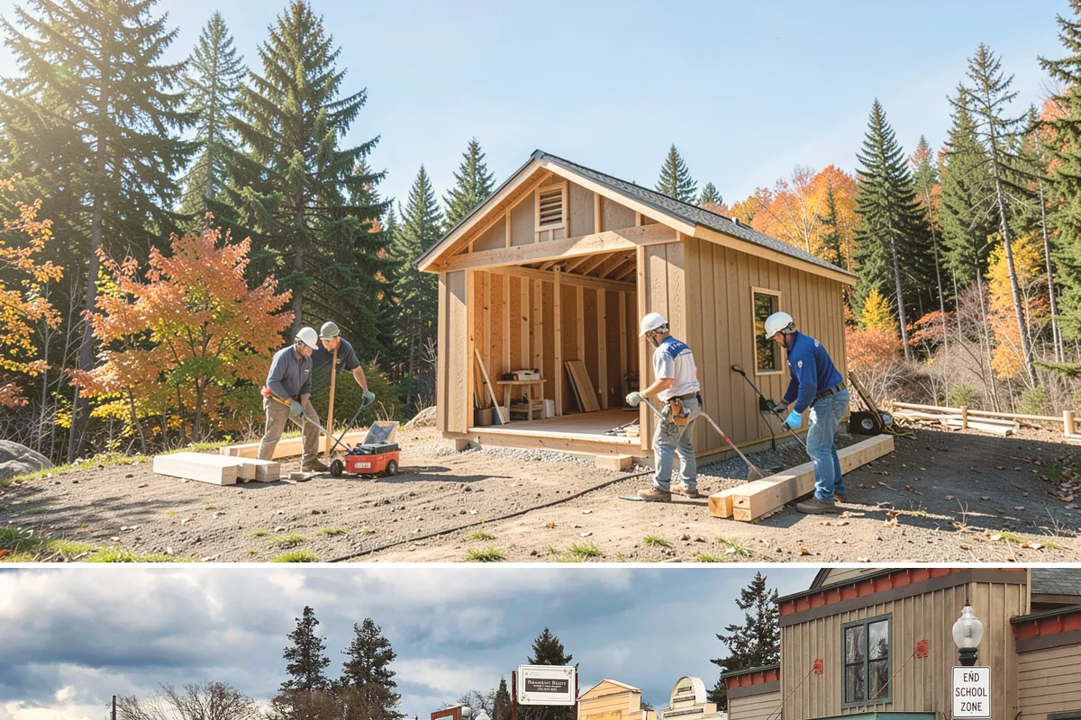 Porch Remodel in Roy, Pierce County, WA - Remodels that open up the roof or flooring go smoothest in the drier summer months.