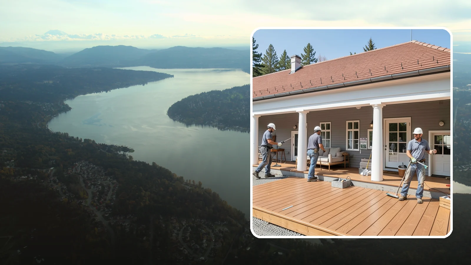 Porch Remodel in Sammamish, King County, WA - Porch remodel services that modernize tired structures into fresh, functional entryways.