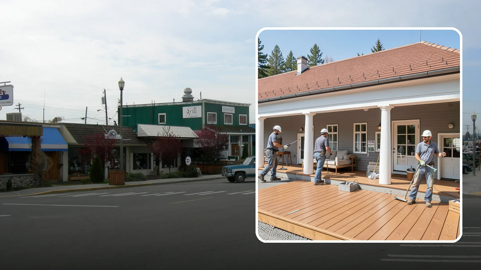 Porch Remodel in Stanwood, Snohomish County, WA - Porch remodel services that modernize tired structures into fresh, functional entryways.
