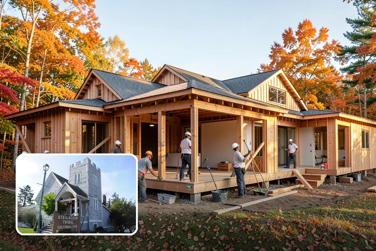 Porch Remodel in Steilacoom, Pierce County, WA - Refreshes dated finishes and styling