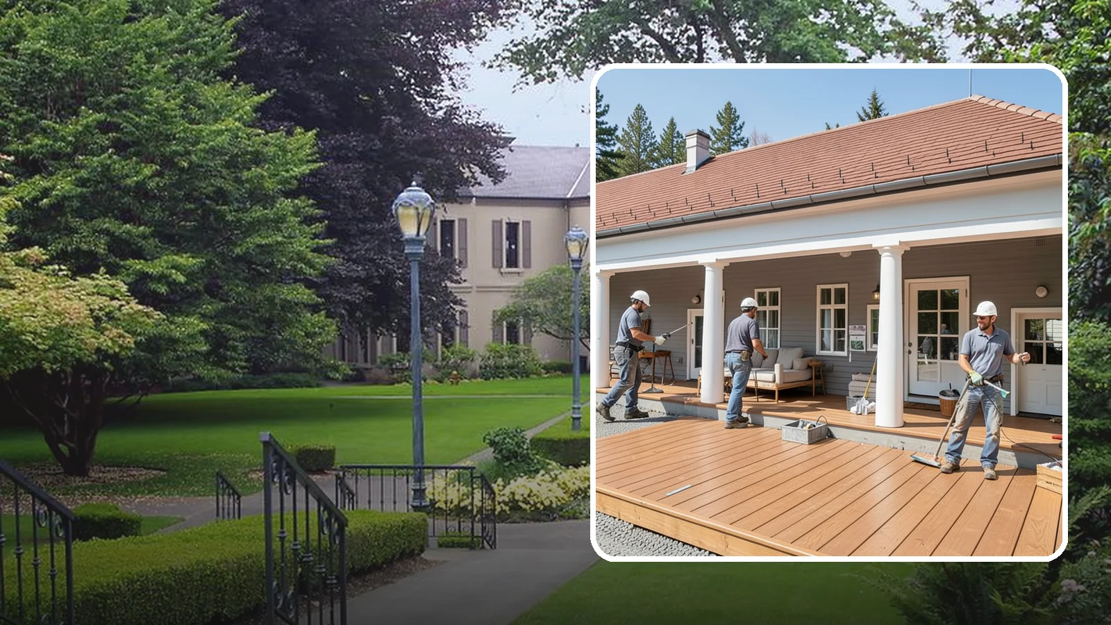 Porch Remodel in Woodinville, King County, WA - Porch remodel services that modernize tired structures into fresh, functional entryways.