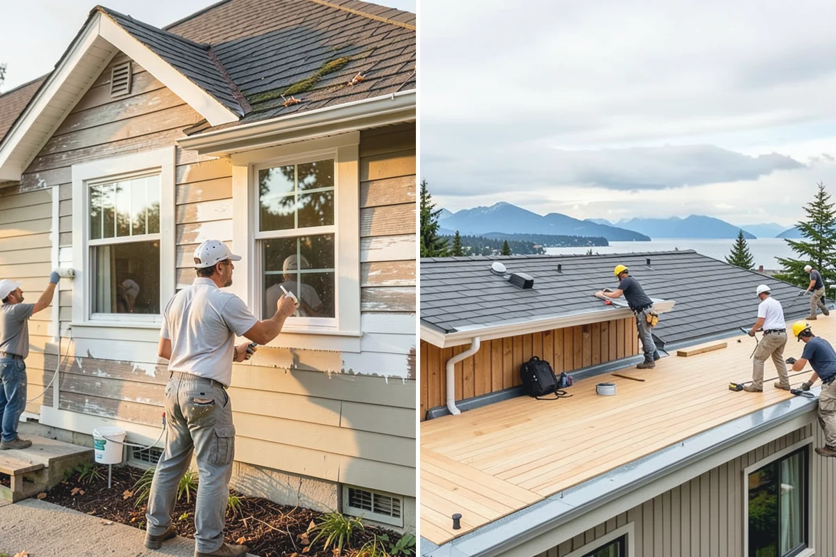 Porch Repair in Bonney Lake, Pierce County, WA - Inspect for rot, drainage, and structural issues