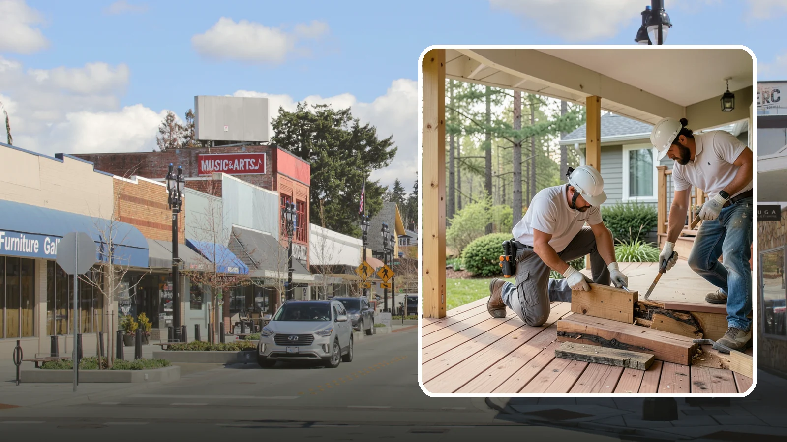 Porch Repair in Bothell, King County, WA - Porch repair that fixes rot, sagging, and safety issues to restore your entrance.