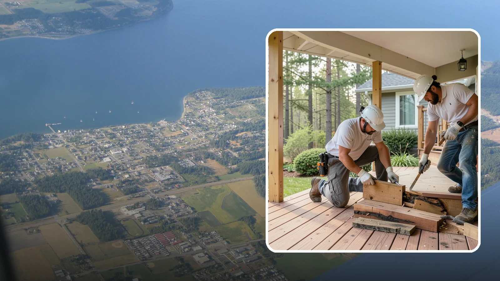 Porch Repair in Coupeville, Island County, WA - Porch repair that fixes rot, sagging, and safety issues to restore your entrance.