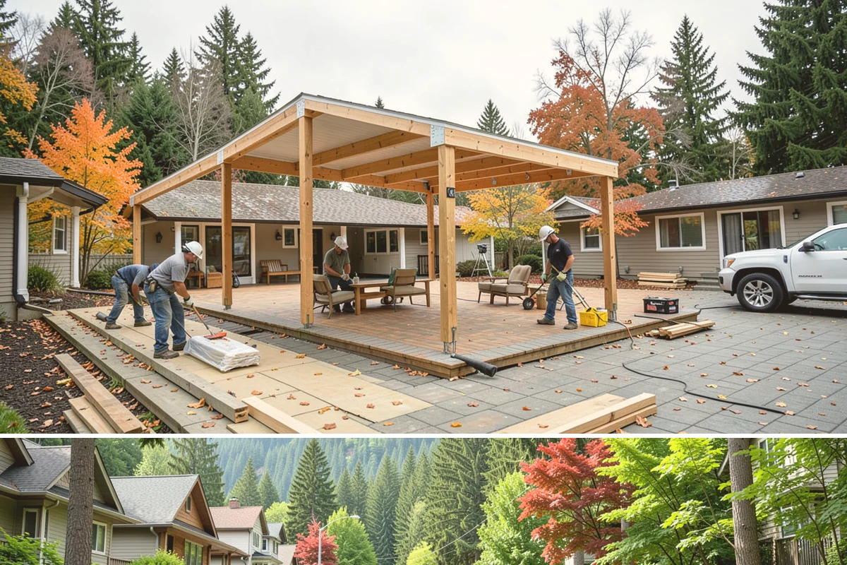 Porch Repair in Darrington, Snohomish County, WA - Urgent structural repairs are handled year-round, while dry weather is best for exposing and correcting moisture damage.