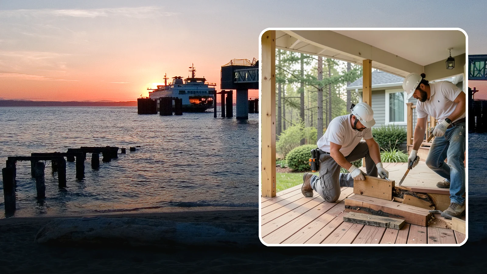 Porch Repair in Edmonds, Snohomish County, WA - Porch repair that fixes rot, sagging, and safety issues to restore your entrance.