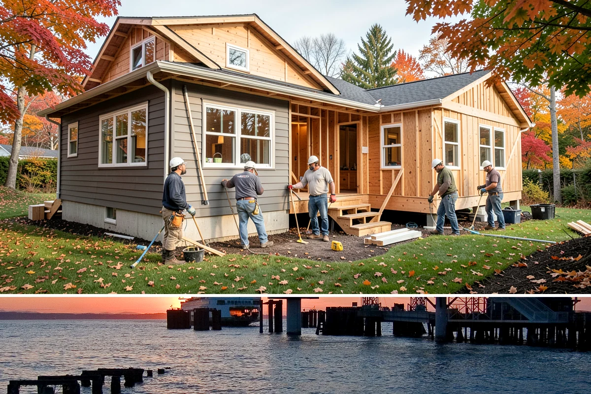 Porch Repair in Edmonds, Snohomish County, WA - Urgent structural repairs are handled year-round, while dry weather is best for exposing and correcting moisture damage.