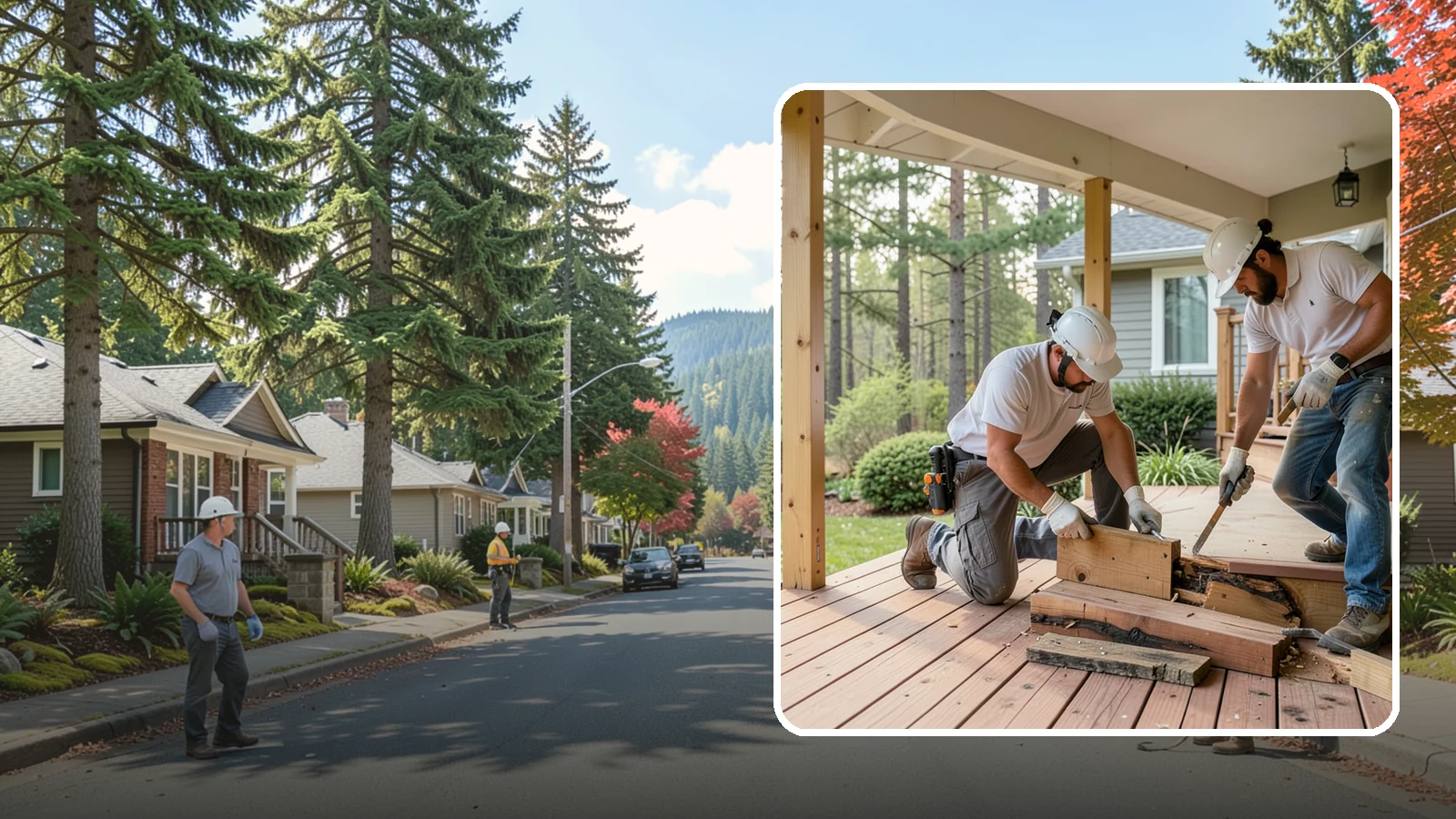 Porch Repair in Hunts Point, King County, WA - Porch repair that fixes rot, sagging, and safety issues to restore your entrance.