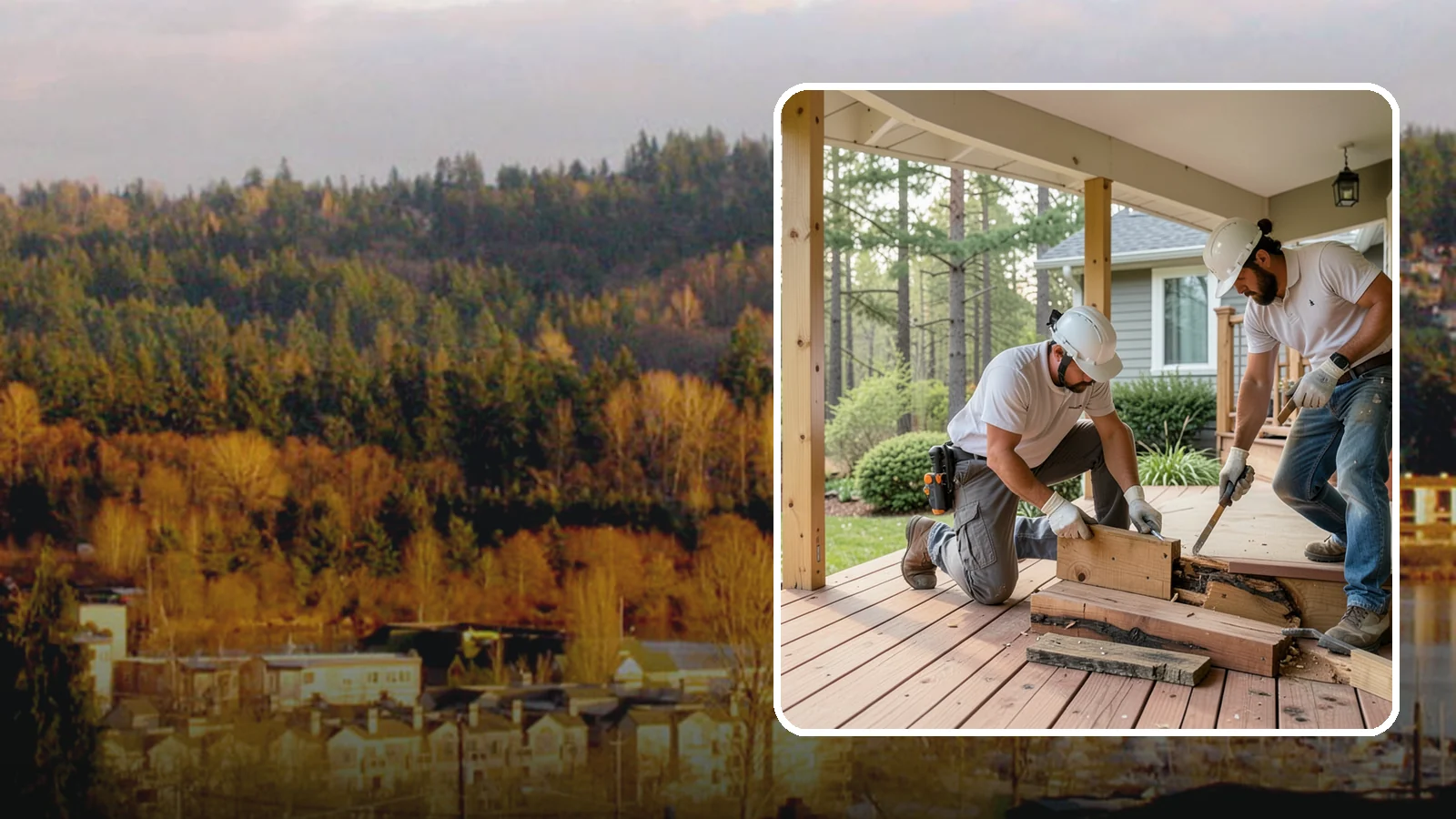 Porch Repair in Kenmore, King County, WA - Porch repair that fixes rot, sagging, and safety issues to restore your entrance.