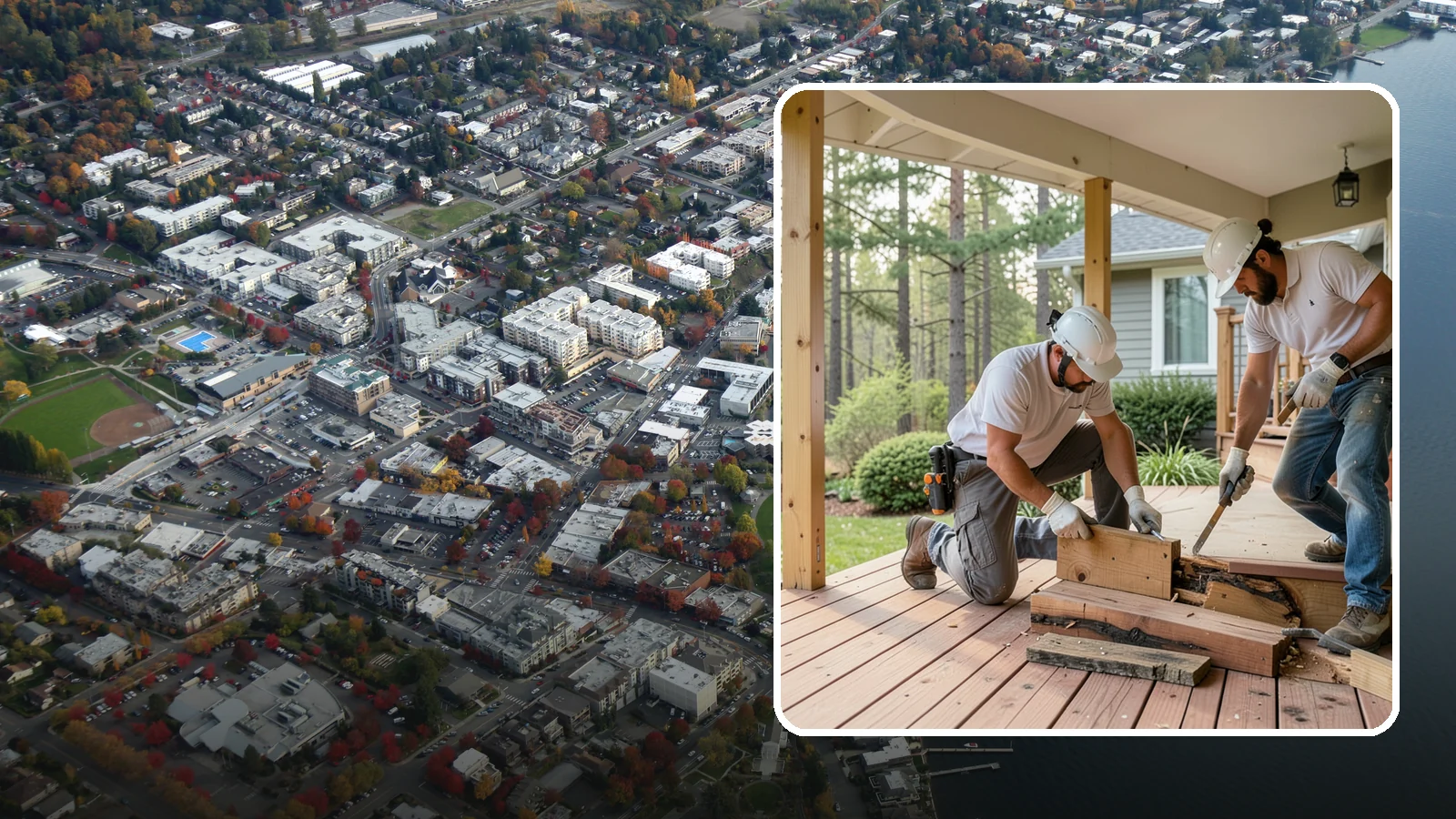 Porch Repair in Kirkland, King County, WA - Porch repair that fixes rot, sagging, and safety issues to restore your entrance.