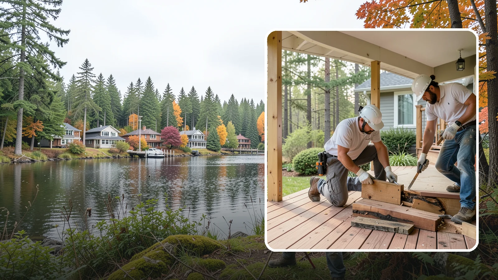 Porch Repair in La Conner, Skagit County, WA - Porch repair that fixes rot, sagging, and safety issues to restore your entrance.