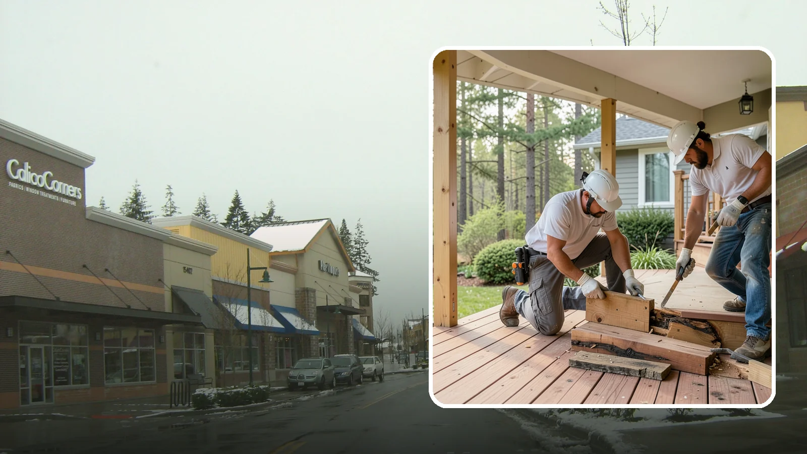 Porch Repair in Mill Creek, Snohomish County, WA - Porch repair that fixes rot, sagging, and safety issues to restore your entrance.