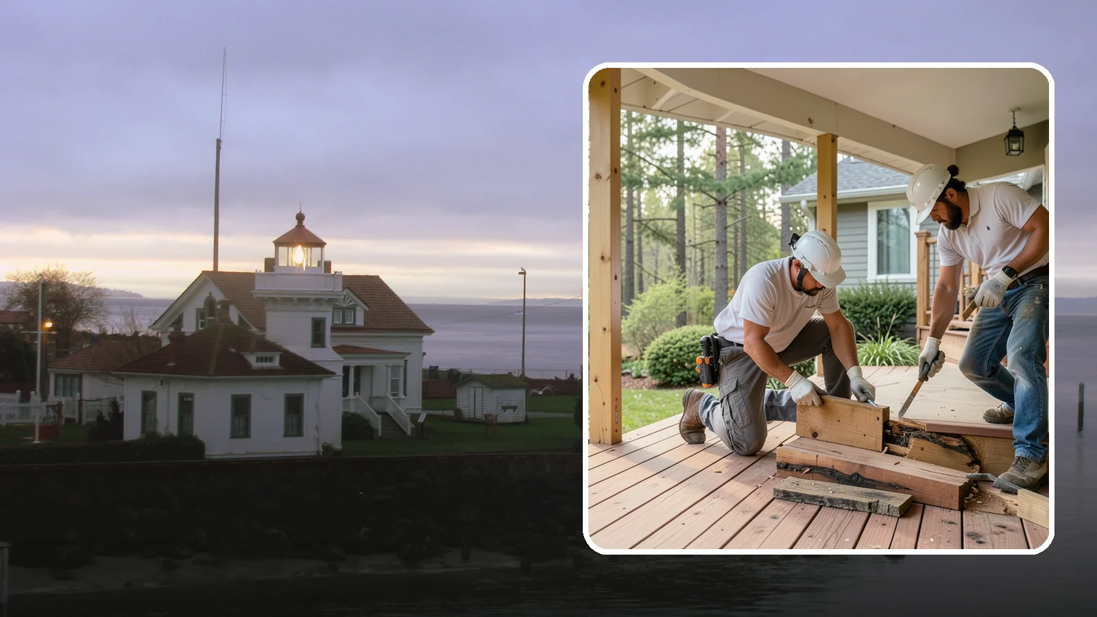 Porch Repair in Mukilteo, Snohomish County, WA - Porch repair that fixes rot, sagging, and safety issues to restore your entrance.