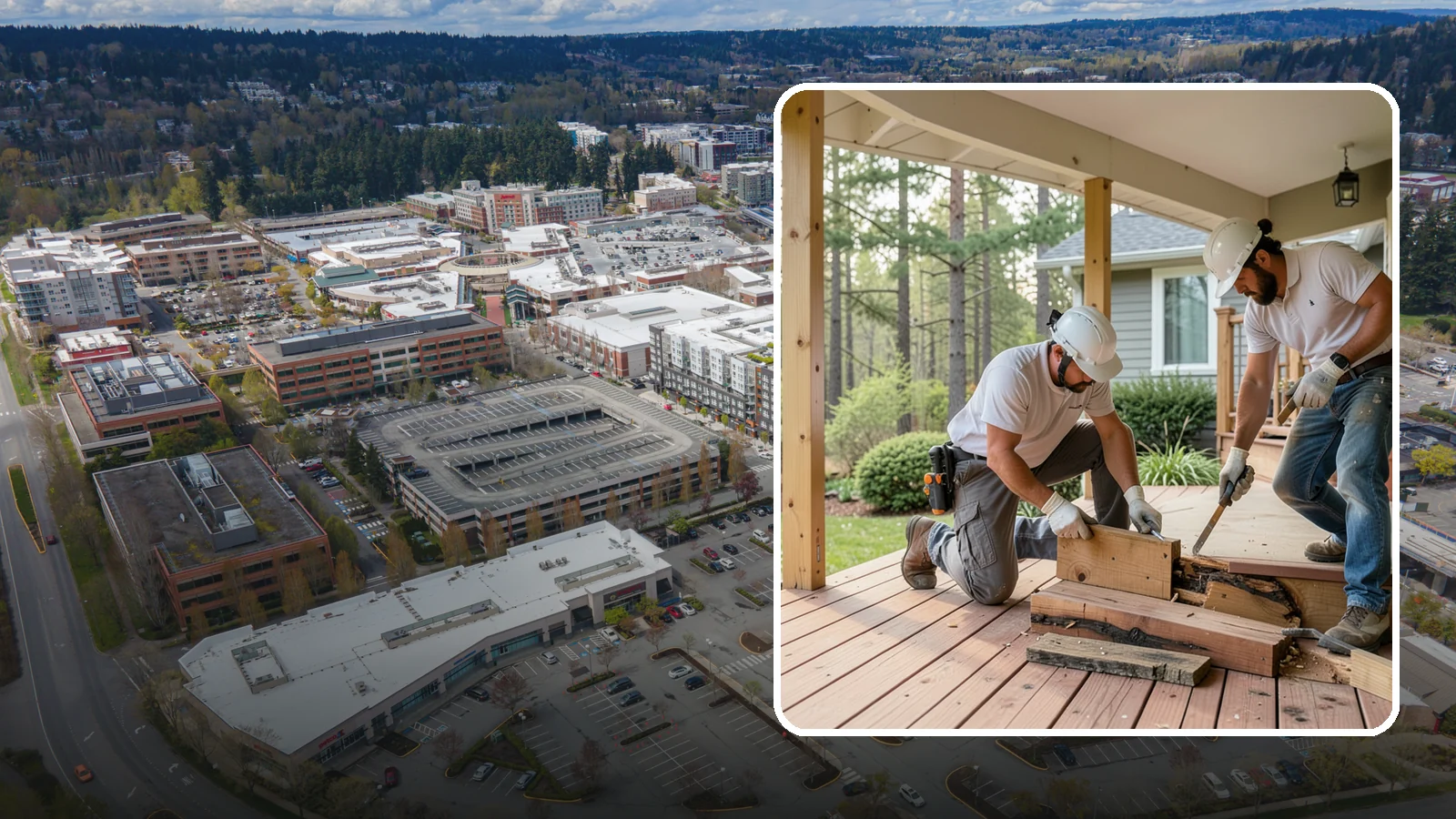 Porch Repair in Redmond, King County, WA - Porch repair that fixes rot, sagging, and safety issues to restore your entrance.