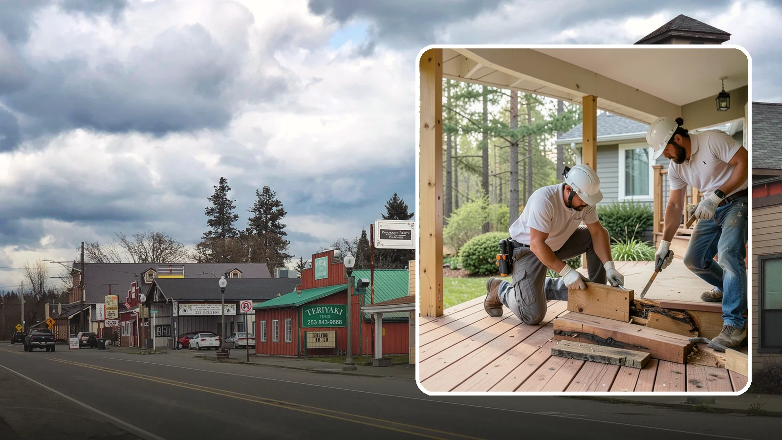 Porch Repair in Roy, Pierce County, WA - Porch repair that fixes rot, sagging, and safety issues to restore your entrance.