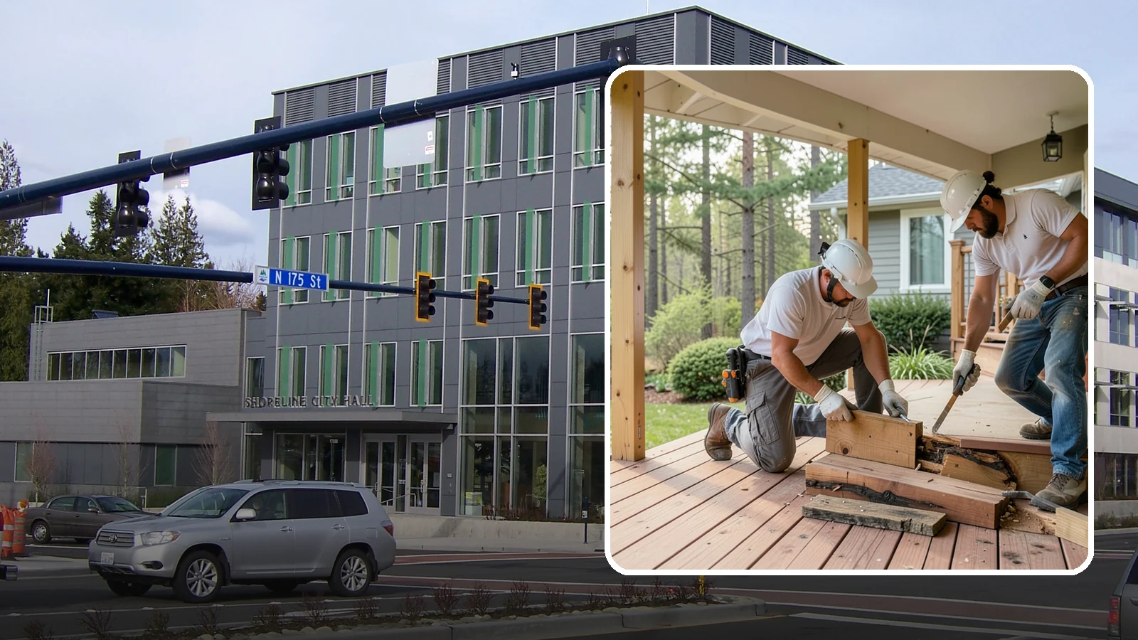 Porch Repair in Shoreline, King County, WA - Porch repair that fixes rot, sagging, and safety issues to restore your entrance.