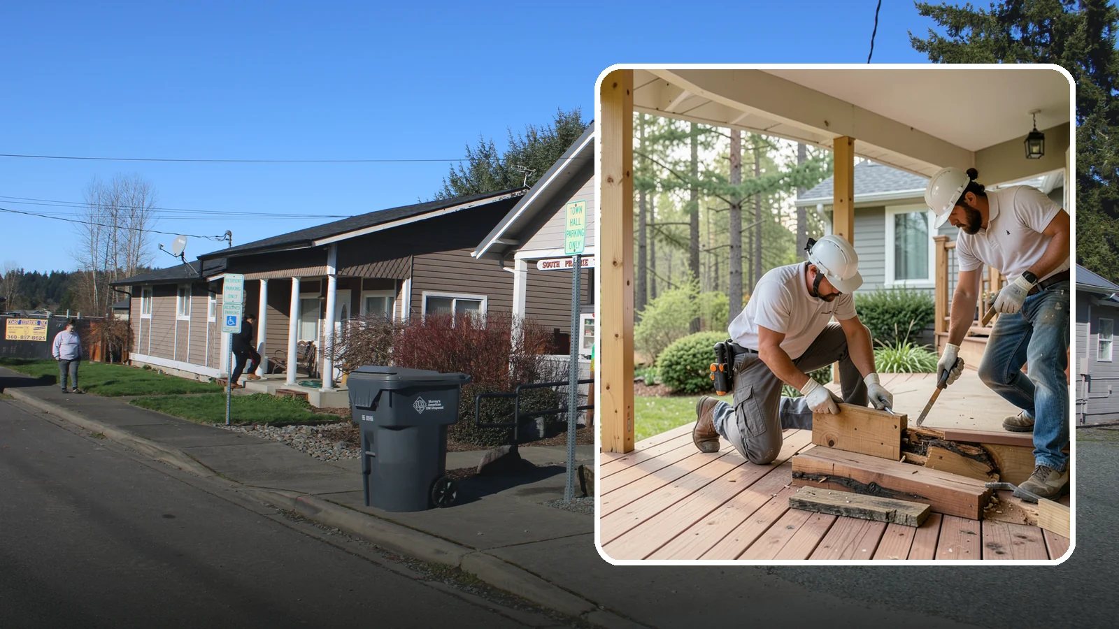 Porch Repair in South Prairie, Pierce County, WA - Porch repair that fixes rot, sagging, and safety issues to restore your entrance.