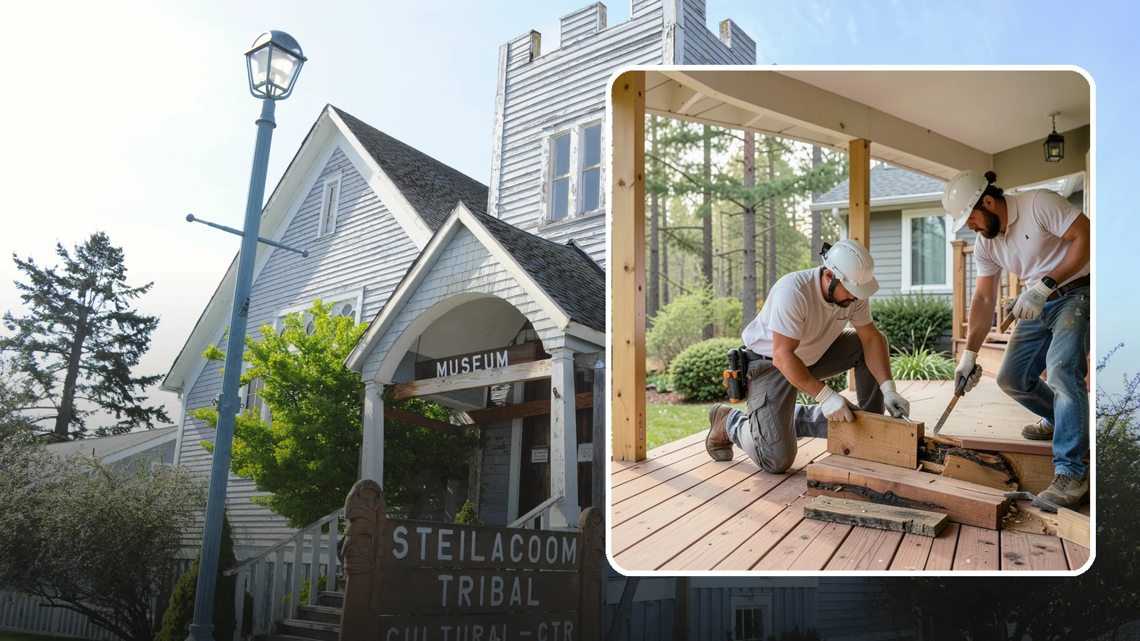 Porch Repair in Steilacoom, Pierce County, WA - Porch repair that fixes rot, sagging, and safety issues to restore your entrance.