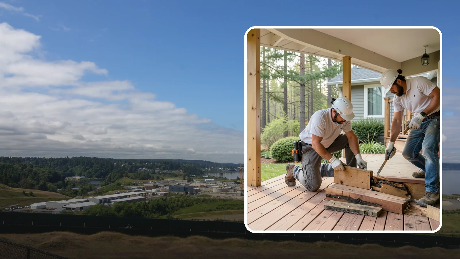 Porch Repair in University Place, Pierce County, WA - Porch repair that fixes rot, sagging, and safety issues to restore your entrance.