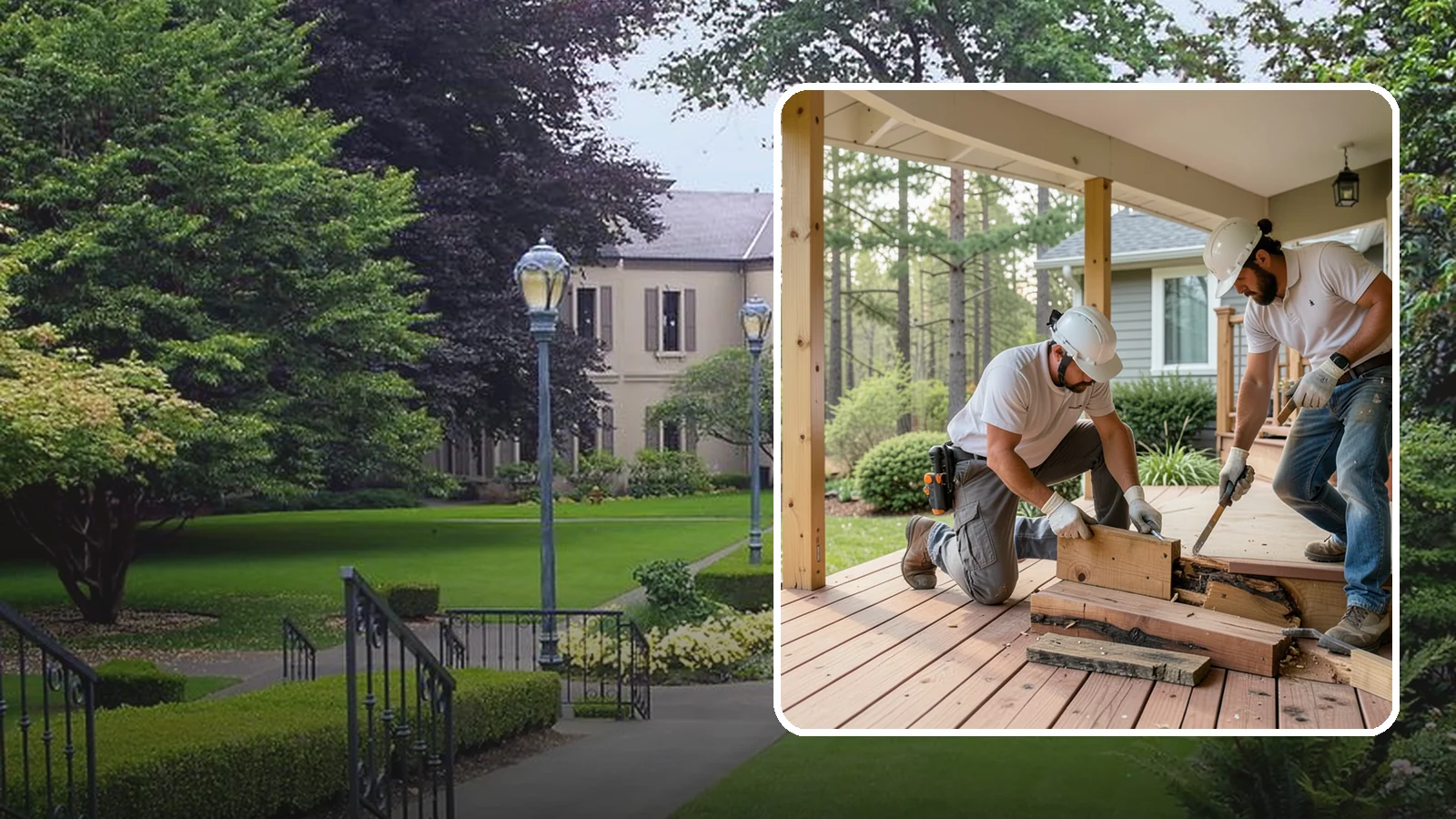 Porch Repair in Woodinville, King County, WA - Porch repair that fixes rot, sagging, and safety issues to restore your entrance.