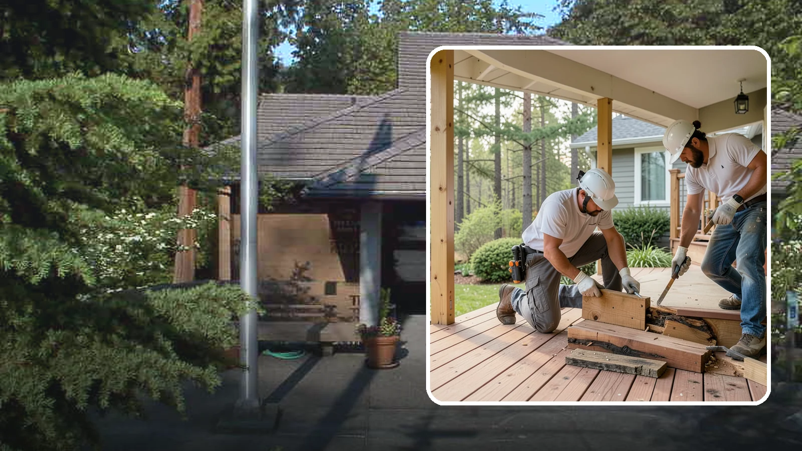Porch Repair in Yarrow Point, King County, WA - Porch repair that fixes rot, sagging, and safety issues to restore your entrance.