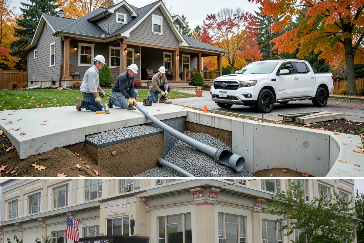 Porch Steps Construction in Anacortes, Skagit County, WA - Dry, mild conditions are best for footings and finishing, so late spring through early fall is ideal.