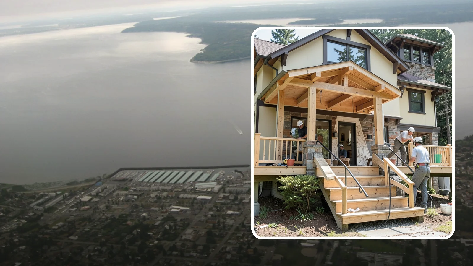 Porch Steps Construction in Des Moines, King County, WA - Constructing sturdy porch steps that safely connect your porch to the yard and match your home's style.