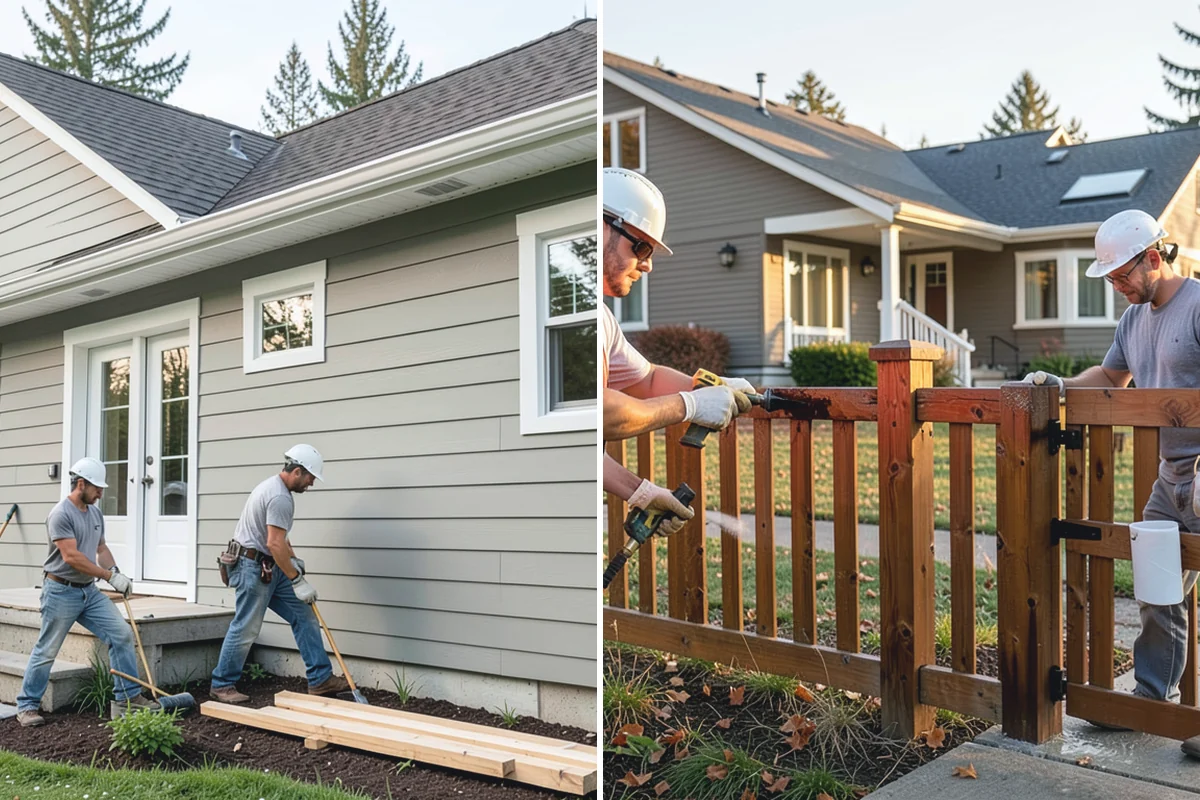 Porch Steps Construction in Des Moines, King County, WA - Measure the porch height and plan the rise and run