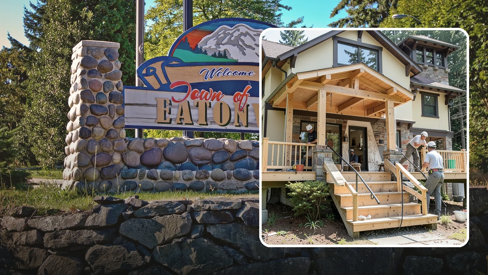 Porch Steps Construction in Eatonville, Pierce County, WA - Constructing sturdy porch steps that safely connect your porch to the yard and match your home's style.