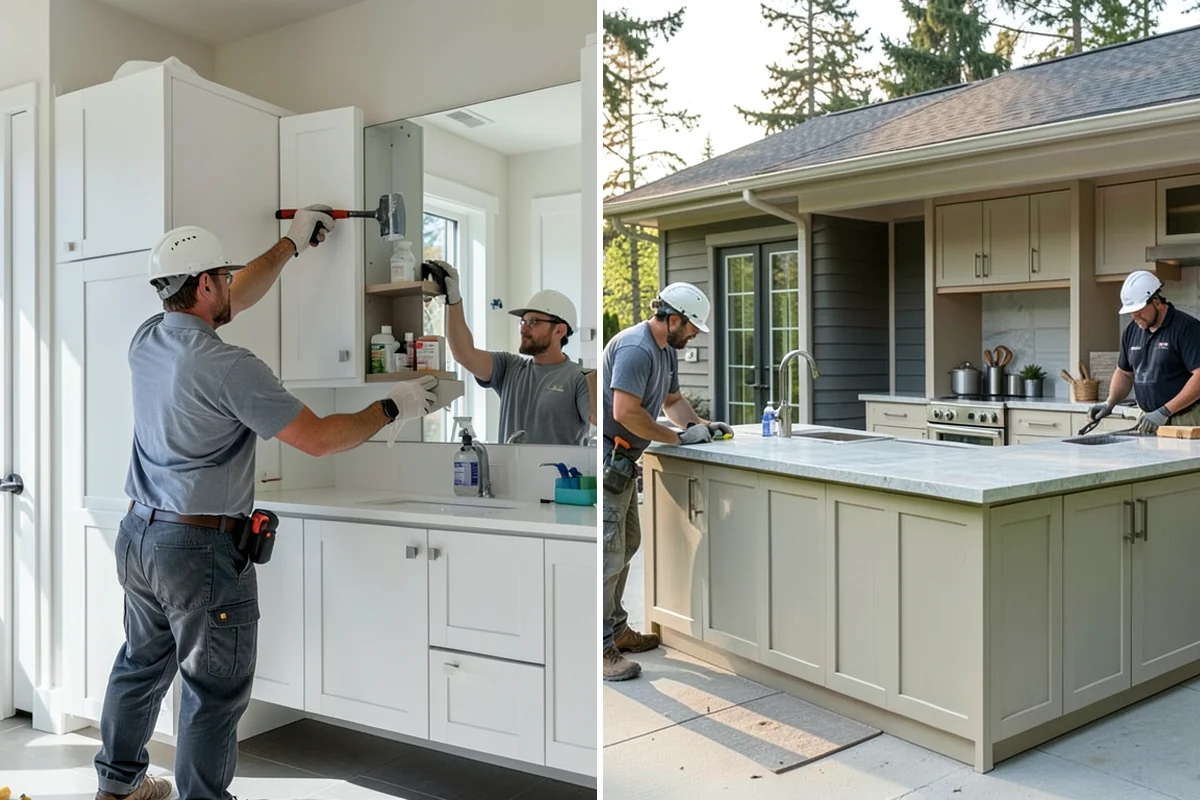 Porch Steps Construction in Everett, Snohomish County, WA - Measure the porch height and plan the rise and run