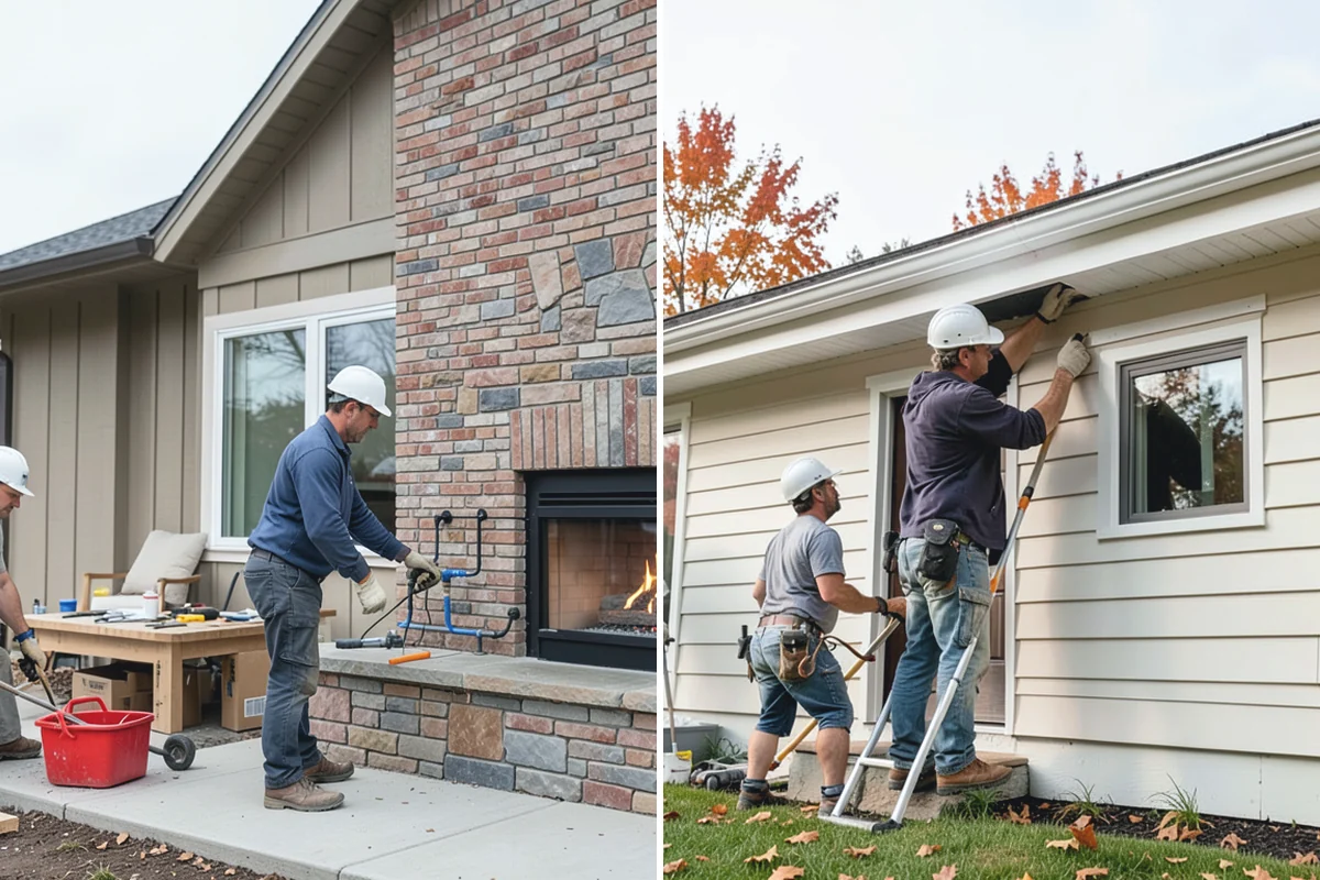 Porch Steps Construction in Granite Falls, Snohomish County, WA - Measure the porch height and plan the rise and run