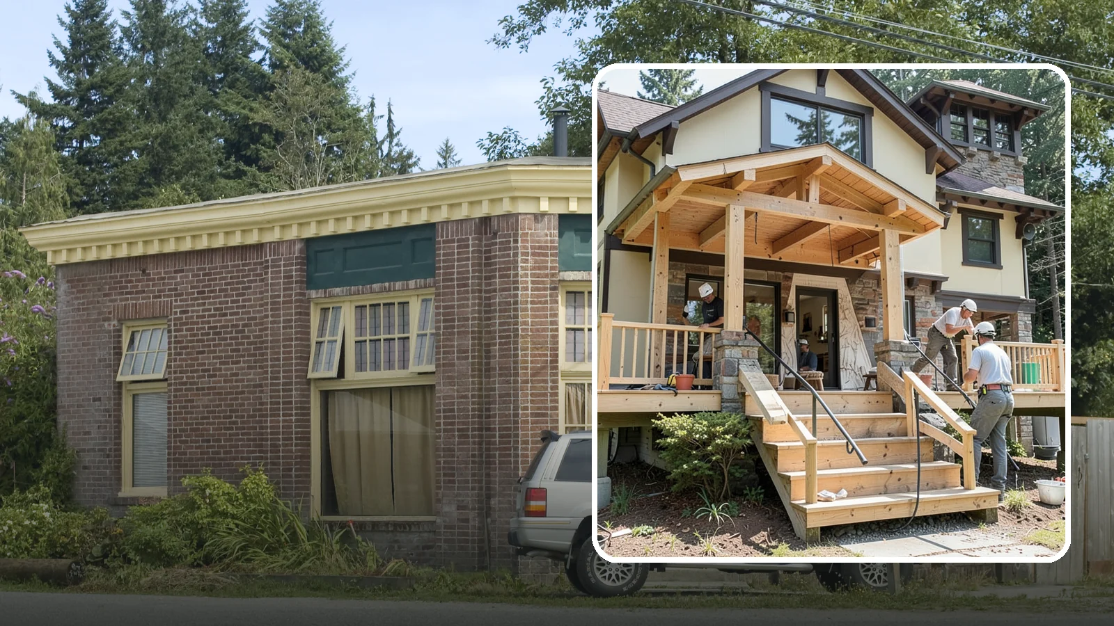 Porch Steps Construction in Hamilton, Skagit County, WA - Constructing sturdy porch steps that safely connect your porch to the yard and match your home's style.