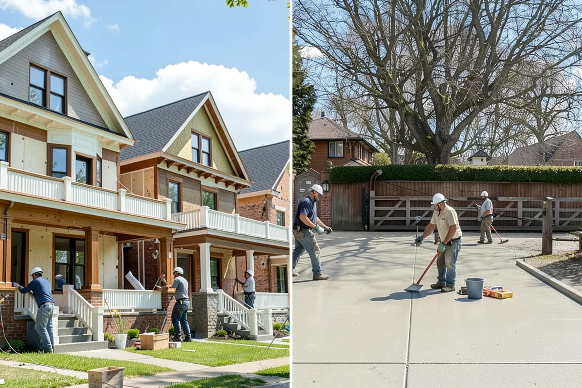 Porch Steps Construction in Lake Forest Park, King County, WA - Measure the porch height and plan the rise and run