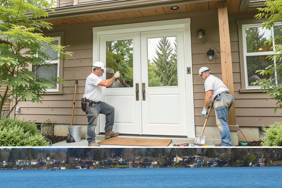 Porch Steps Construction in Lake Stevens, Snohomish County, WA - Dry, mild conditions are best for footings and finishing, so late spring through early fall is ideal.