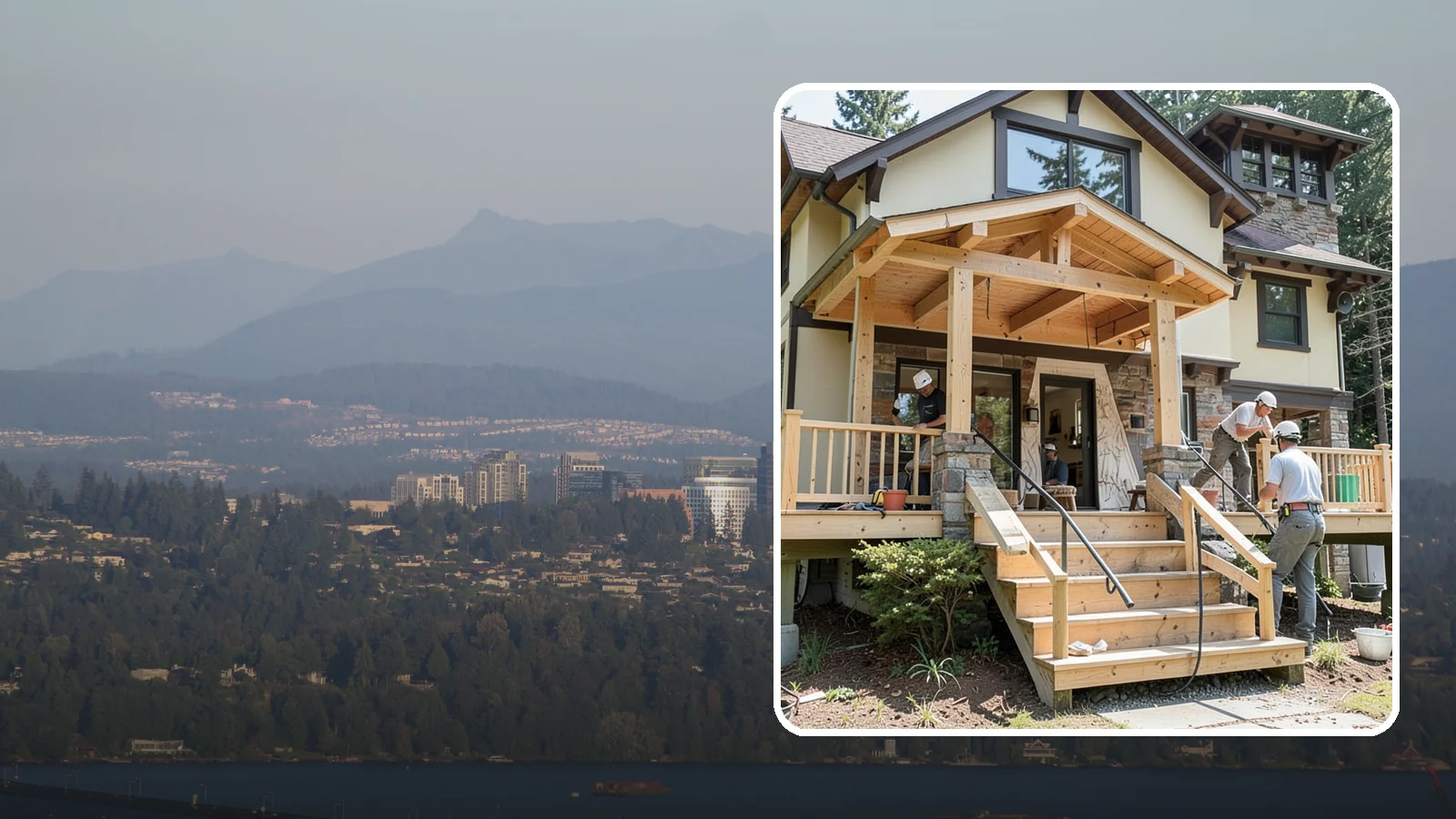 Porch Steps Construction in Medina, King County, WA - Constructing sturdy porch steps that safely connect your porch to the yard and match your home's style.
