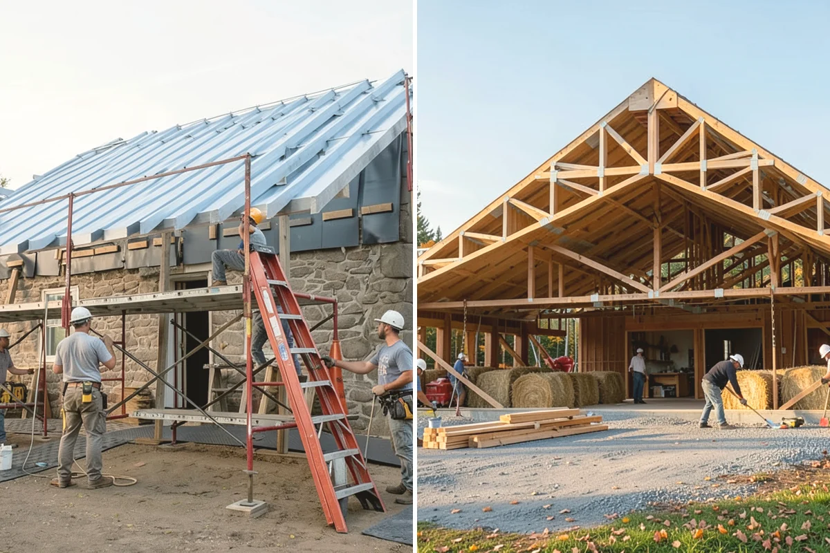 Porch Steps Construction in Mill Creek, Snohomish County, WA - Measure the porch height and plan the rise and run