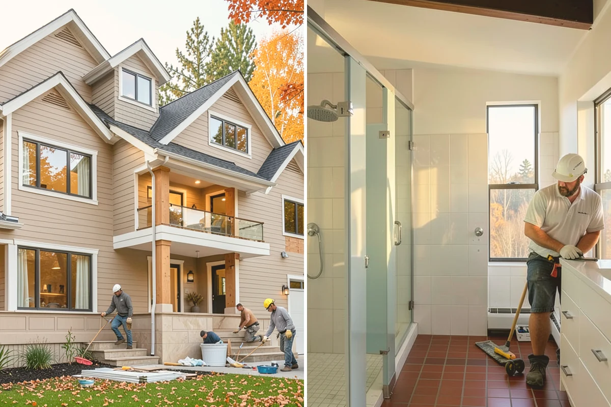 Porch Steps Construction in Milton, King County, WA - Measure the porch height and plan the rise and run