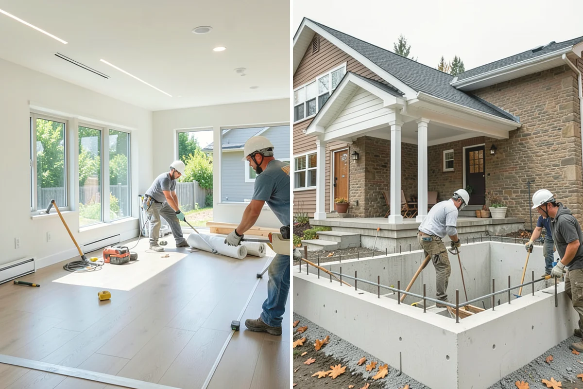 Porch Steps Construction in Monroe, Snohomish County, WA - Measure the porch height and plan the rise and run