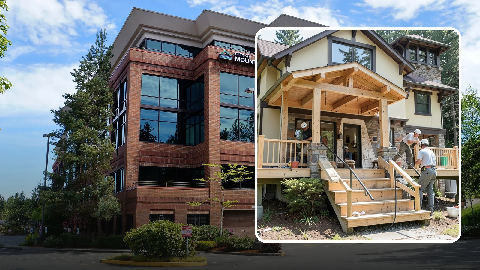 Porch Steps Construction in Mountlake Terrace, Snohomish County, WA - Constructing sturdy porch steps that safely connect your porch to the yard and match your home's style.