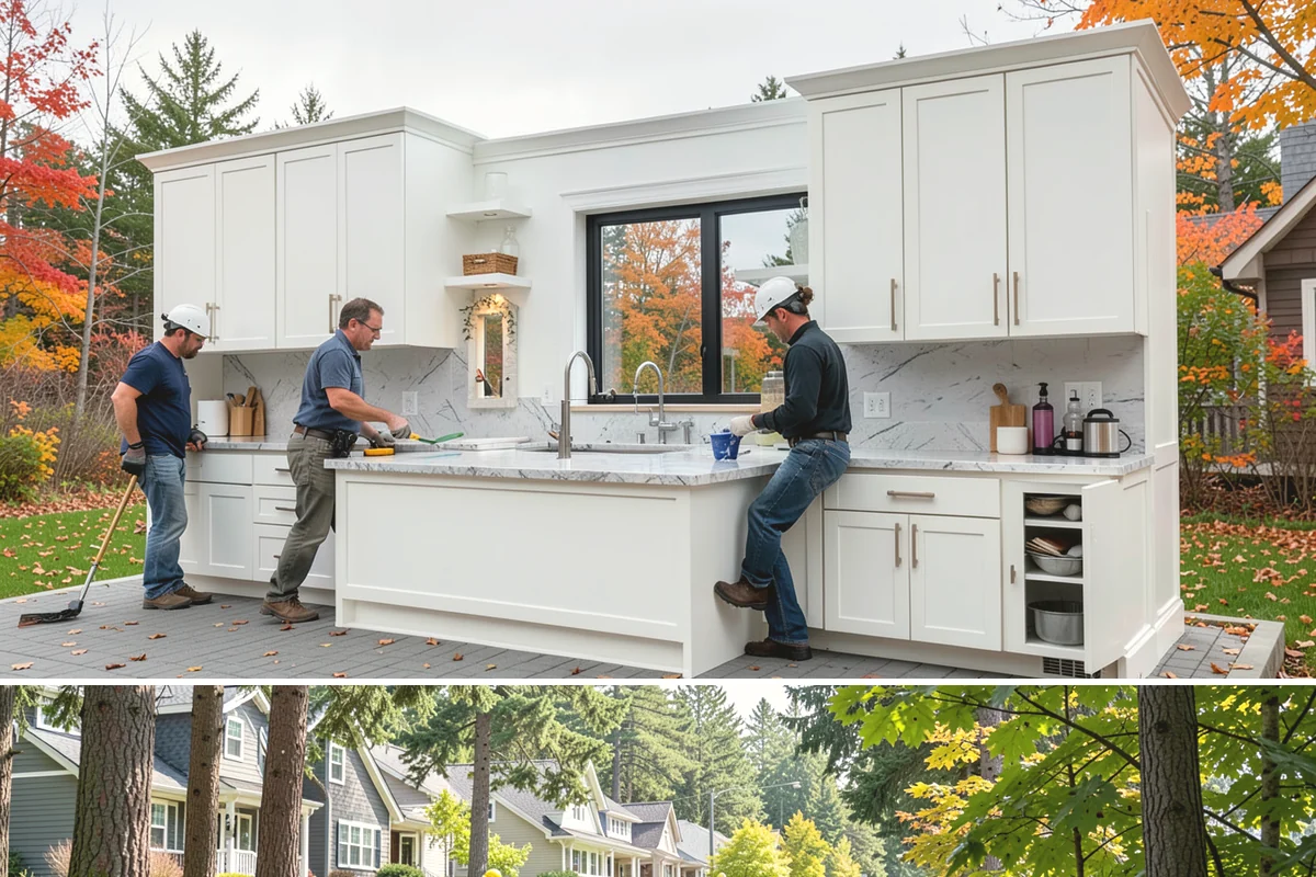 Porch Steps Construction in Normandy Park, King County, WA - Dry, mild conditions are best for footings and finishing, so late spring through early fall is ideal.