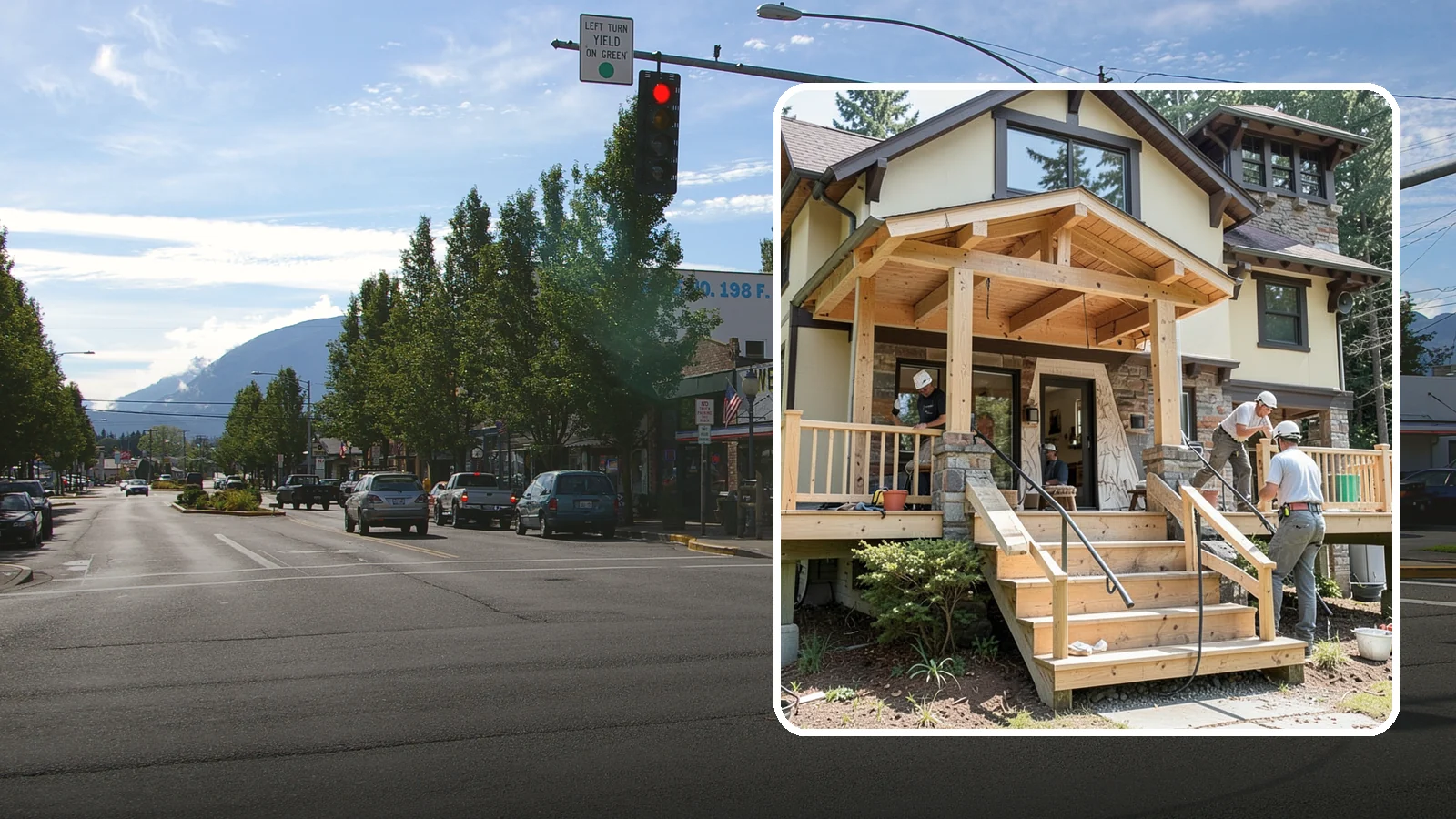 Porch Steps Construction in North Bend, King County, WA - Constructing sturdy porch steps that safely connect your porch to the yard and match your home's style.