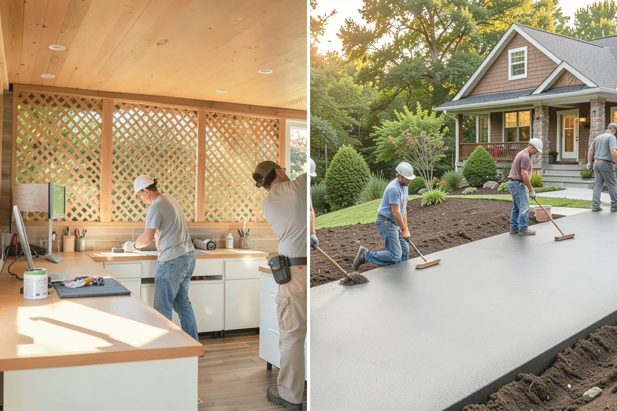 Porch Steps Construction in North Bend, King County, WA - Measure the porch height and plan the rise and run